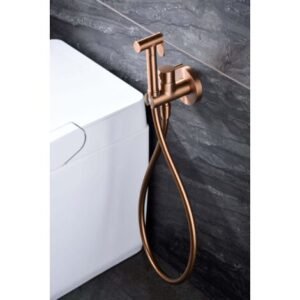 Douchette hygiénique Eau Chaude/Froide Encastrable MUNICH Or Rose Brossé RDM001 / ORC