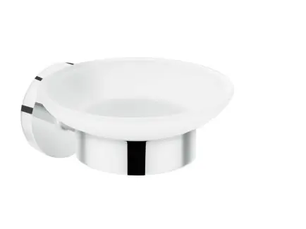 Porte Savon Globe LIVERTY Chrome/Verre CT1201430