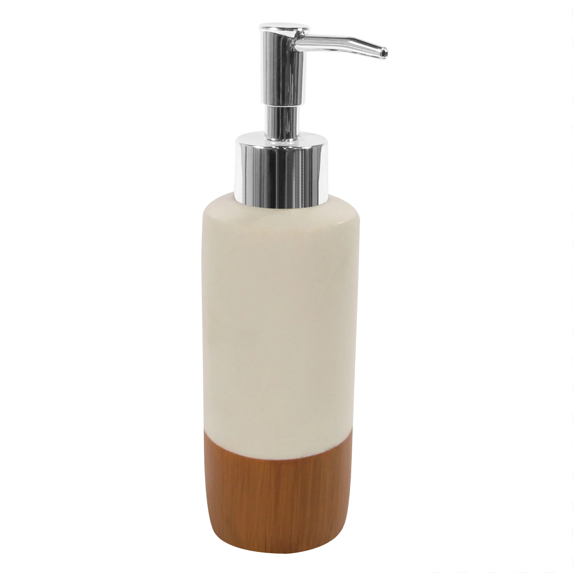 Distributeur de Savon Liquide SALGAR Blanc/Noix 21744