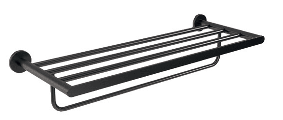 Porte Serviettes Etagère 5 Barres PRACTIC Noir Mat CAP003-05/NG