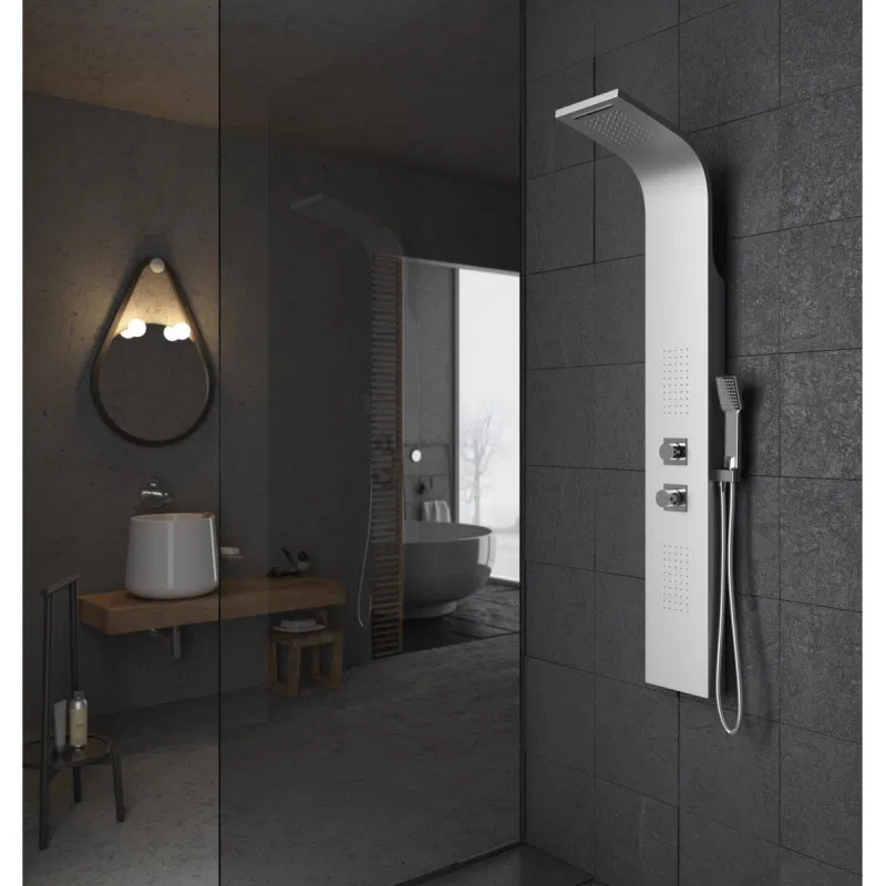 Colonne de Douche Mono Hydromassage ENSA Alu