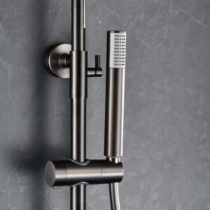 Colonne de Douche Mono MONZA Black Gun Métal BDM039/BGM