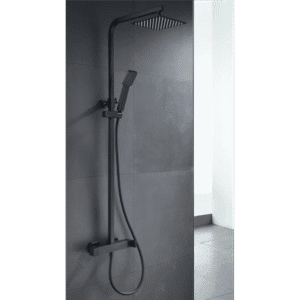 Colonne de Douche Mono avec Robinet Bain Douche FIYI Noir Mat BDF016-B/NG