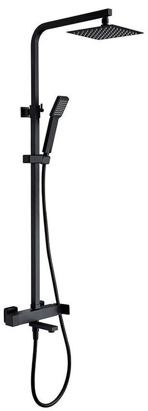 Colonne de Douche Mono avec Robinet Bain Douche FIYI Noir Mat BDF016-B/NG