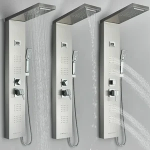 Colonne de douche Mono Hydromassante ILMA Inox