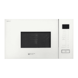Micro-Ondes EAS ÉLECTRIC Verre Blanc 20L 800W Grill 1000W Écran Tactile Encastrable EMEGW20L