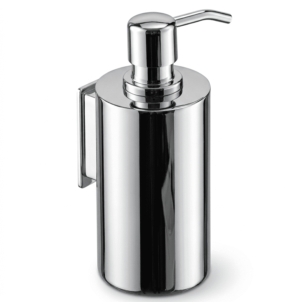 Distributeur Mural de Savon Liquide ECO Chrome/Noir 01717002