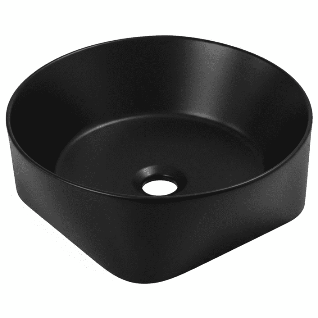 Vasque à Poser 3001MB 44,6x16cm Noir Mat
