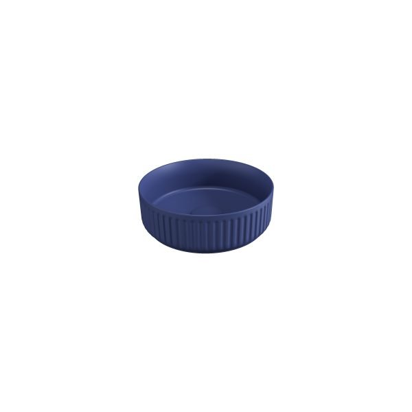 Vasque à Poser 3008MDB 37x13cm Bleu Oscure Mat