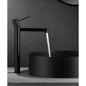 MITIGEUR BEC HAUT LAVABO LINE NOIR MAT BDD038-3NG