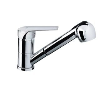 Mitigeur Évier TARGET avec Douchette Réglable Chrome CT2007342
