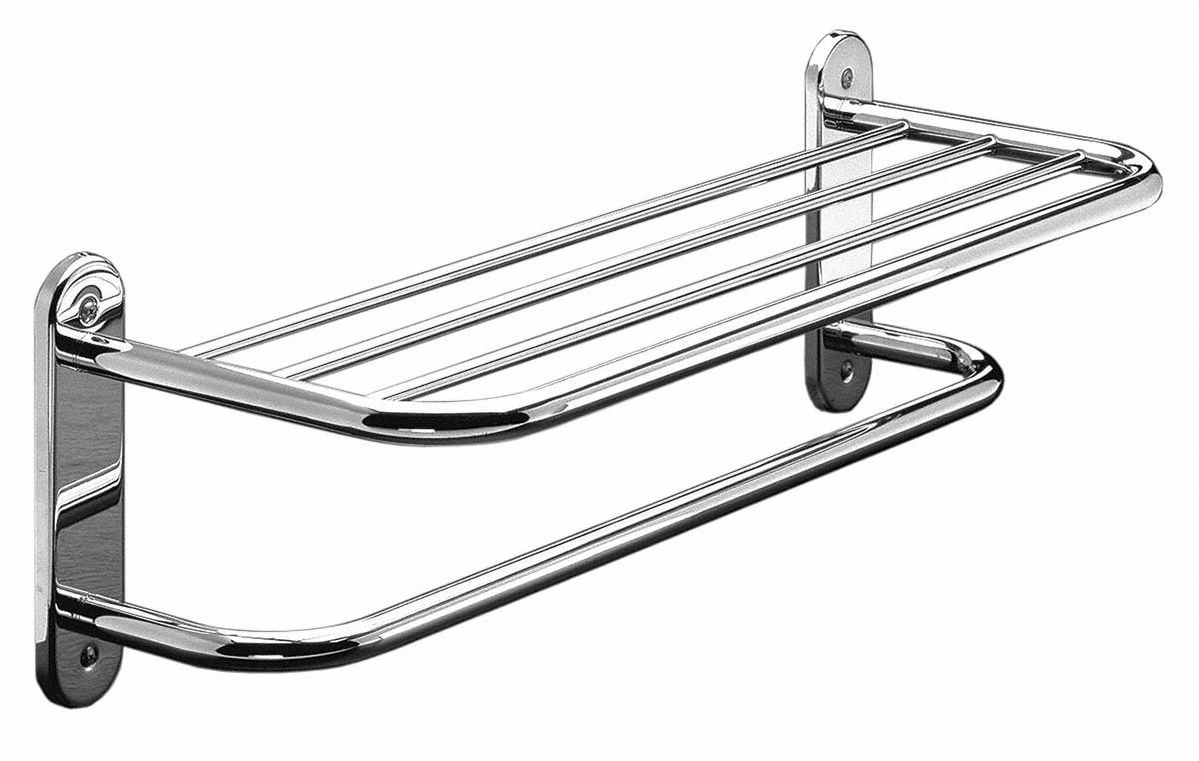 Porte Serviette Étagère 5 Barres 60cm Chrome CL-41114