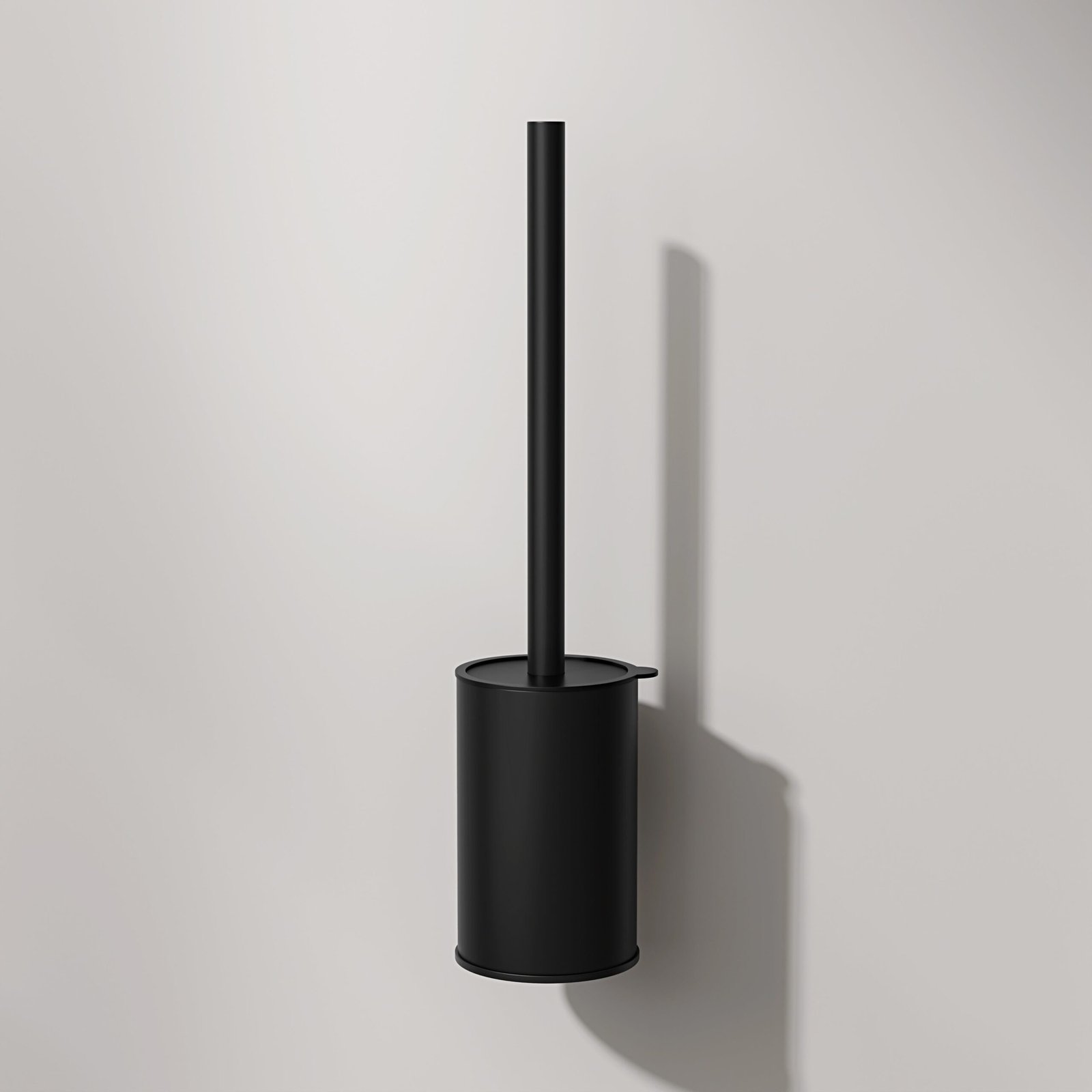 Porte Balai Brosse Mural ECO Noir Mat 01407081