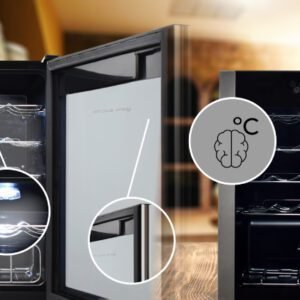 Cave à Vin 24 Bouteilles EAS ELECTRIC 48x44x64,2cm EMR24VN1