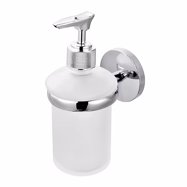 Distributeur Mural de Savon Liquide MILENIUM Blanc/Chr 30310