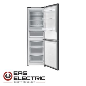 Frigo Combi EAS ELECTRIC 185,8×59,5x66cm 216+122Litres Cristal Noir EMC186ASGN