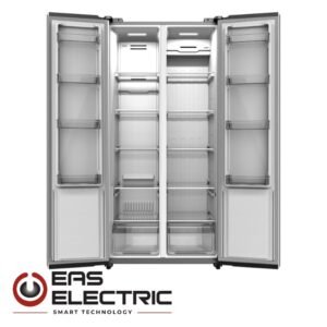 Frigo Américain EAS ELECTRIC A+/F 181×83,3x63cm 254+173Litres Inox EMSS188X
