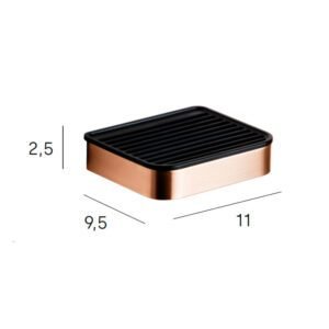 Porte Savon Globe ECO Or Rose Brossé 06523047