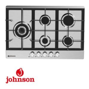 Plaque à gaz JOHNSON Top Inox 5 Foyers 75cm JAMA575BX