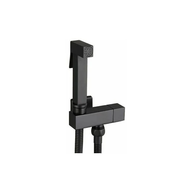 Douchette Hygiénique SQUARE Noir Mat ondulé CT2222335