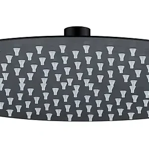 Tête de Douche Ronde Diamètre 30 S304 Noir Mate RDN003/NG