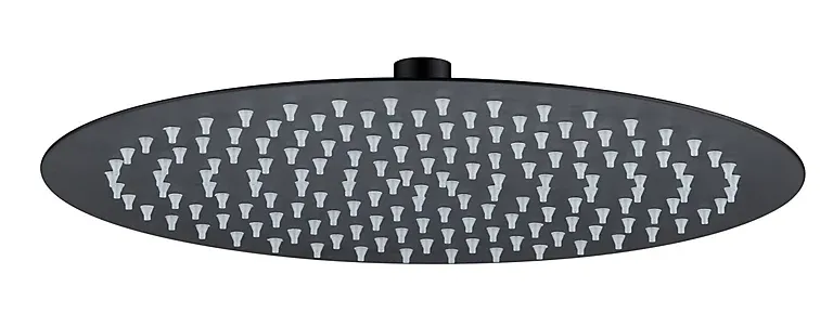 Tête de Douche Ronde Diamètre 30 S304 Noir Mate RDN003/NG