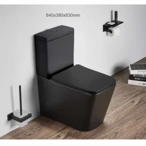 WC sur Pied Compact BLU Noir Mat 2920AMB