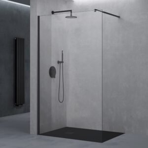 Paroi de Douche FIX 75x200cm Noir/Transp CTESI DB0590040