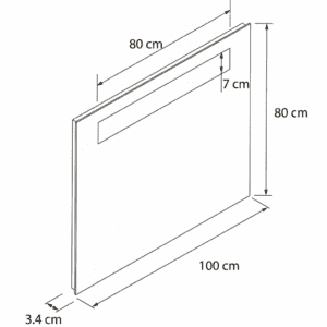 Miroir Led ECO One Led 100x80cm XPERTIALS