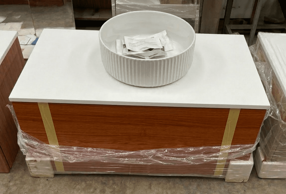 Meuble Susp 1 Coffre 100x45cm Miel