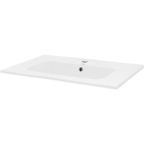 Lavabo à Encastrer de 71x46cm Blanc