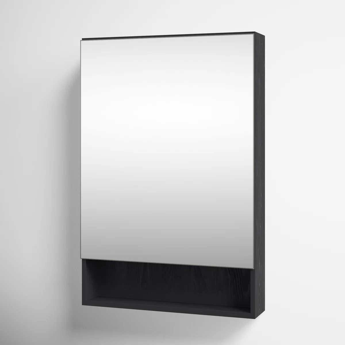 Miroir Pharmacie LISBOA 1P Ebony 50x75x14,5cm CNB292Y