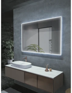 Miroir Led BOSTON 80x80cm One Touch Antibué BOSTO29/80