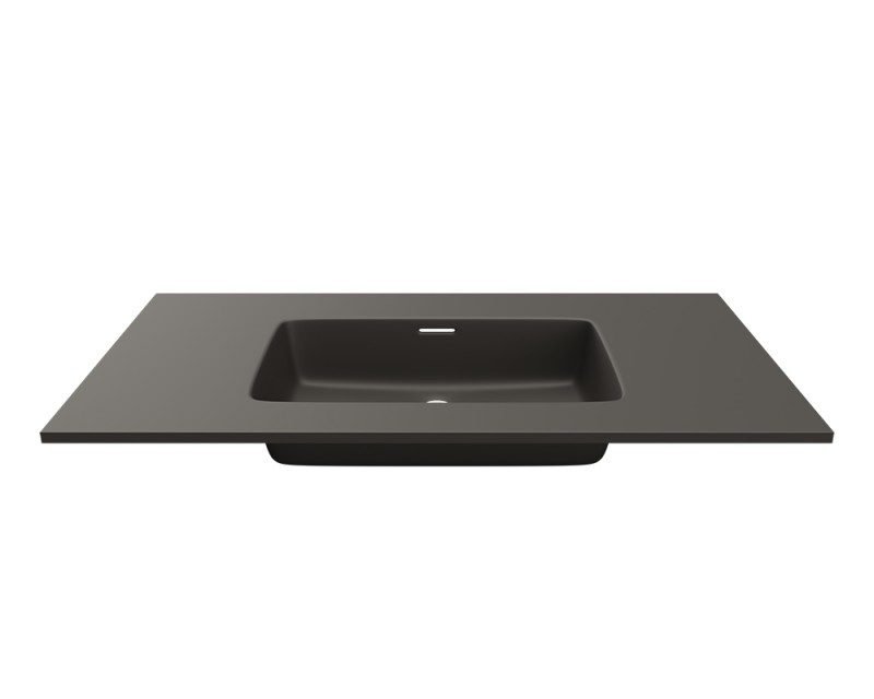 Lavabo à Encastrer 81x46x16,5cm ETNA Noir Mat