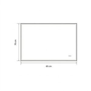Miroir One Led SUNSET 70x60cm avec Antibuée 25030