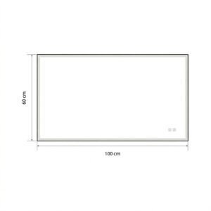 Miroir Led SUNSET 100x60cm avec interrupteur 25033