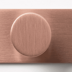 Patere Triple ECO Or Rose Brossé 06544047
