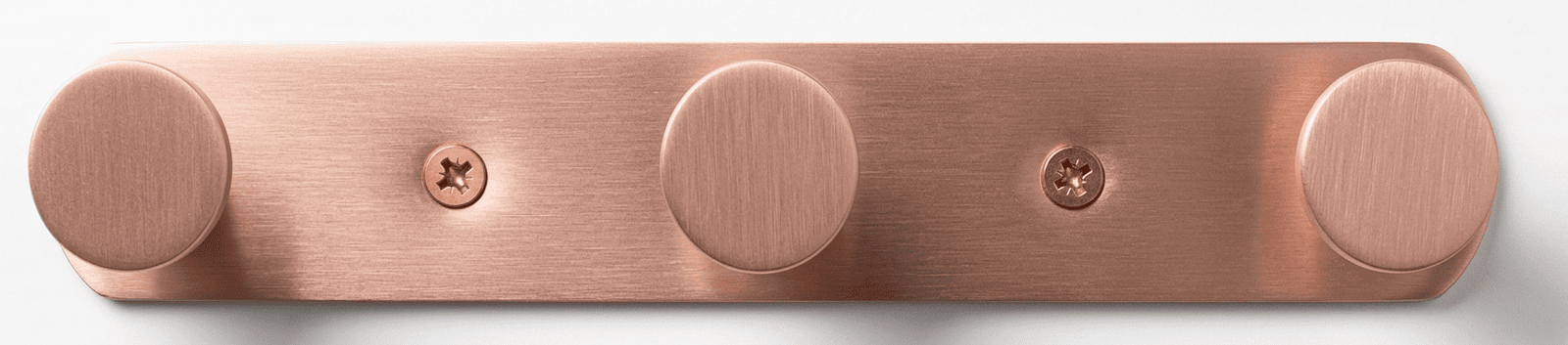 Patere Triple ECO Or Rose Brossé 06544047